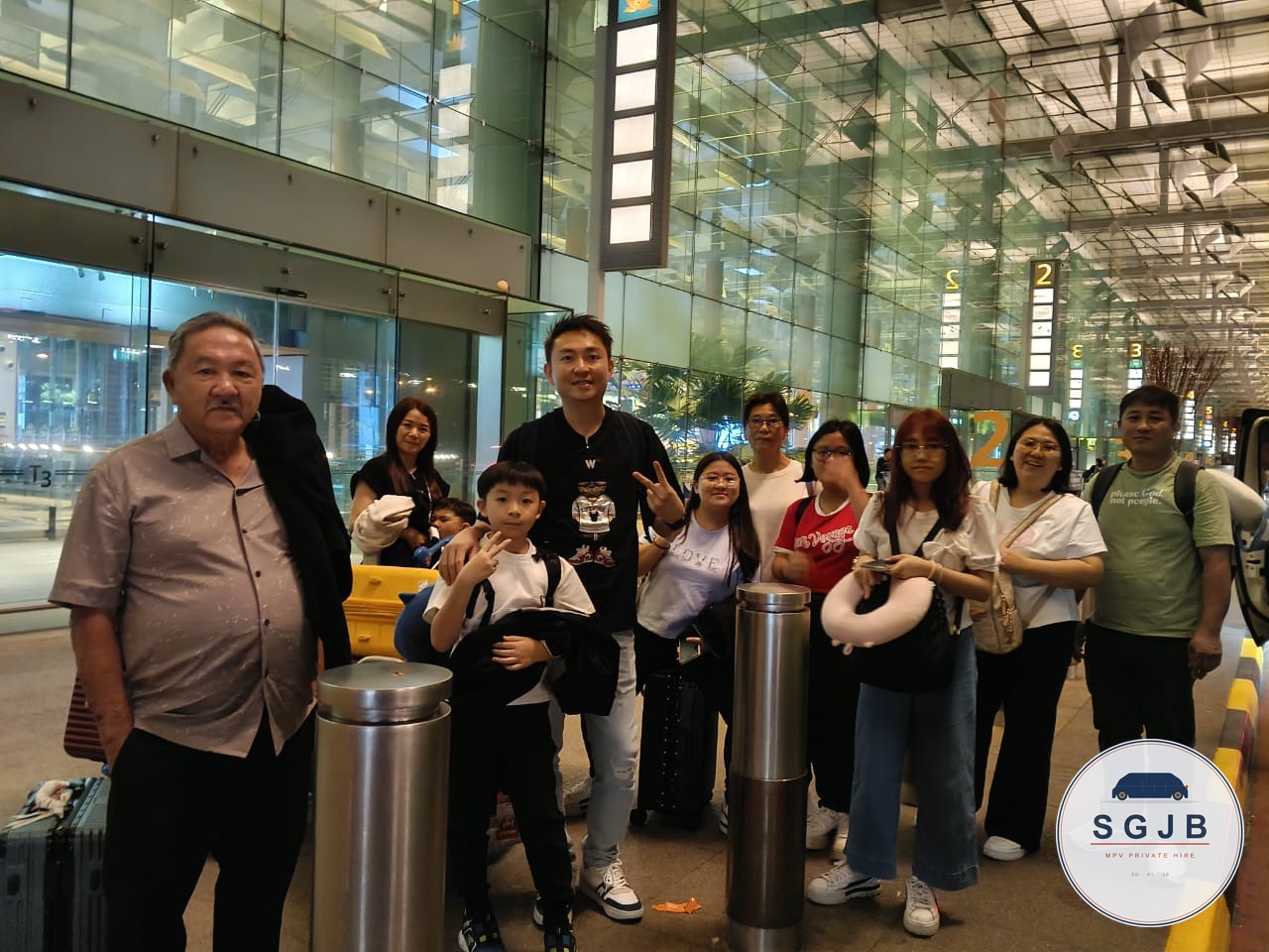 Customer at Changi Airport